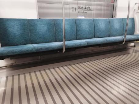 TX-2000系 座席 TX-2000系 座席 txー2000系,つくばエクスプレス,車両の写真素材