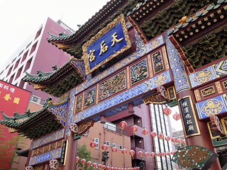 Đền thờ Yokohama Chinatown / Mazu (Đài quan sát), yokohama chinatown, á châu, landmark, JPG