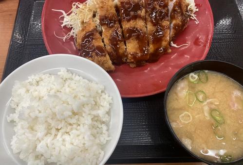 とんかつ定食 ご飯 ロースカツ とんかつ定食 ご飯 ロースカツ カツライス,ご飯,カツ定食の写真素材