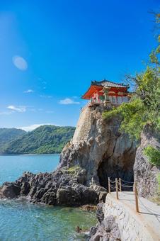 広島県　阿伏兎観音の風景 阿伏兎観音,福山,広島の写真素材