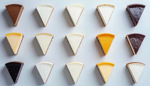 様々なチーズケーキ 様々なチーズケーキの写真
