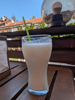 アイリャン アイリャン,ヨーグルト,飲み物の写真素材