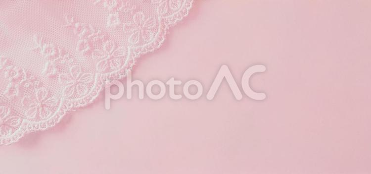 レースとピンクの背景 父の日,母の日,レースの写真素材