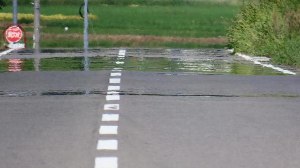 蜃気楼 蜃気楼 蜃気楼,運転,ドライブの写真素材