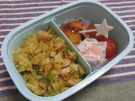 Photo, obento, obentou, তরকারি পিলাফ, 