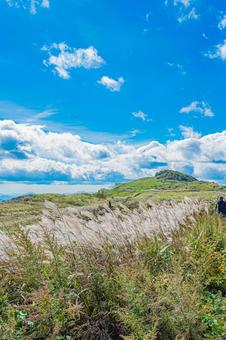 四国地方　四国カルスト台地の風景 カルスト台地,四国,四国地方の写真素材