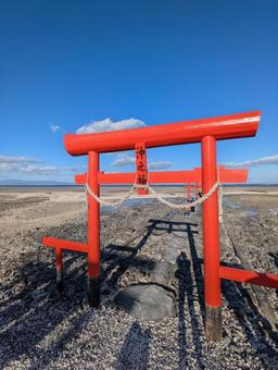 海中鳥居 海中鳥居の写真