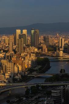 都市景観 都市景観 ステーションワン,淀屋橋,大阪の写真素材