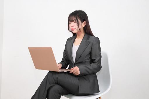 Photo, female, pants suit, people, 