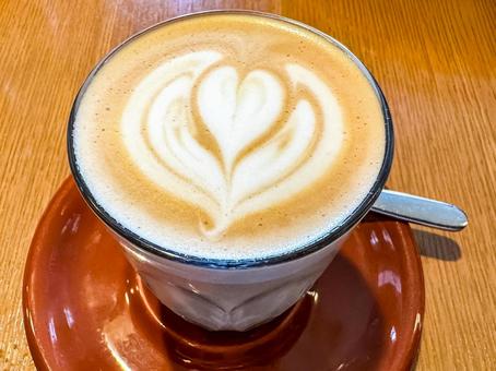 美しく描かれたラテアート 美しく描かれたラテアート カフェラテ,カフェ,コーヒーの写真素材