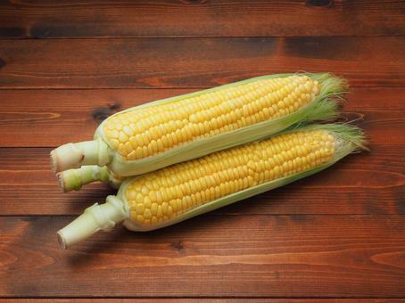 とうもろこし とうもろこし とうもろこし,テーブル,夏野菜の写真素材