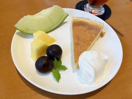 カフェのケーキセット カフェのケーキセット カフェ,喫茶店,ケーキセットの写真素材