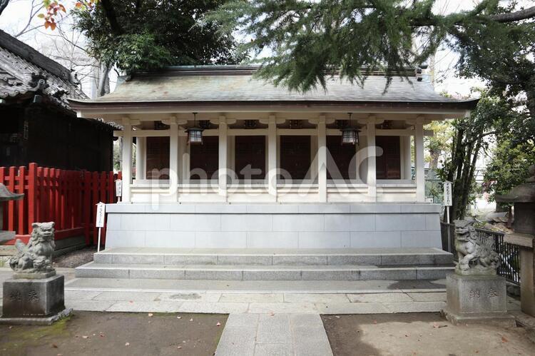 富岡八幡宮　摂社 富岡八幡宮,七渡神社,摂社の写真素材