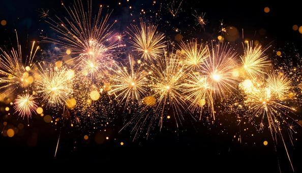 夜空に打ちあがる花火 夜空に打ちあがる花火の写真