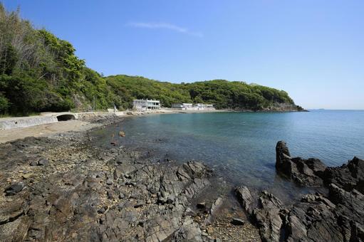 兵庫県赤穂市 赤穂御崎遊歩道からの風景 兵庫県赤穂市 赤穂御崎遊歩道からの風景 赤穂御崎遊歩道,遊歩道,歩道の写真素材