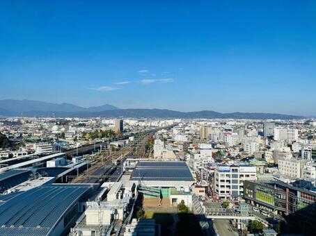 小田原駅前の都市景観2 小田原市,小田原駅,都市の写真素材