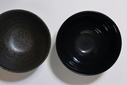 黒いごはん茶碗 黒いごはん茶碗の写真