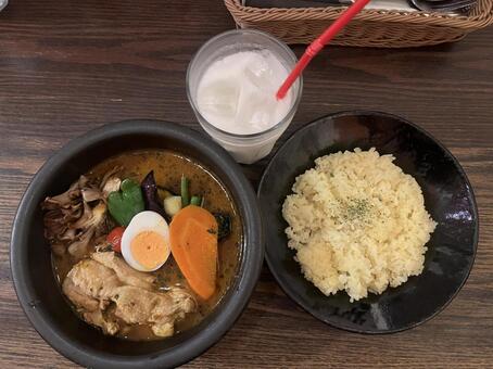 スープカレー2 スープカレー,専門店,ラッシーの写真素材