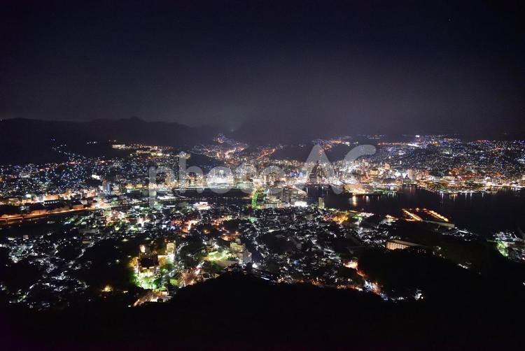 日本三大夜景長崎の夜景 長崎,長崎県,三大夜景の写真素材