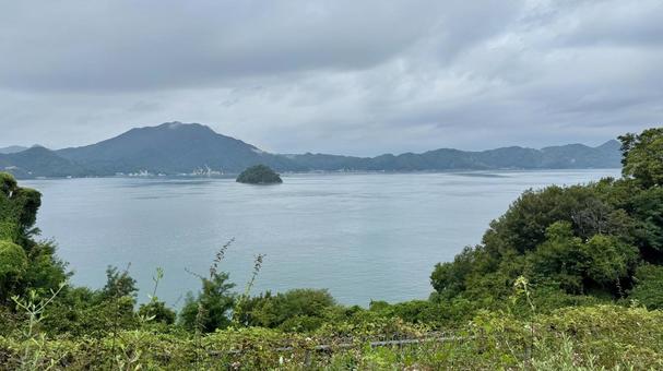 瀬戸内海 瀬戸内海 今治市伊東豊雄建築ミュージアム,瀬戸内海,建築家の写真素材