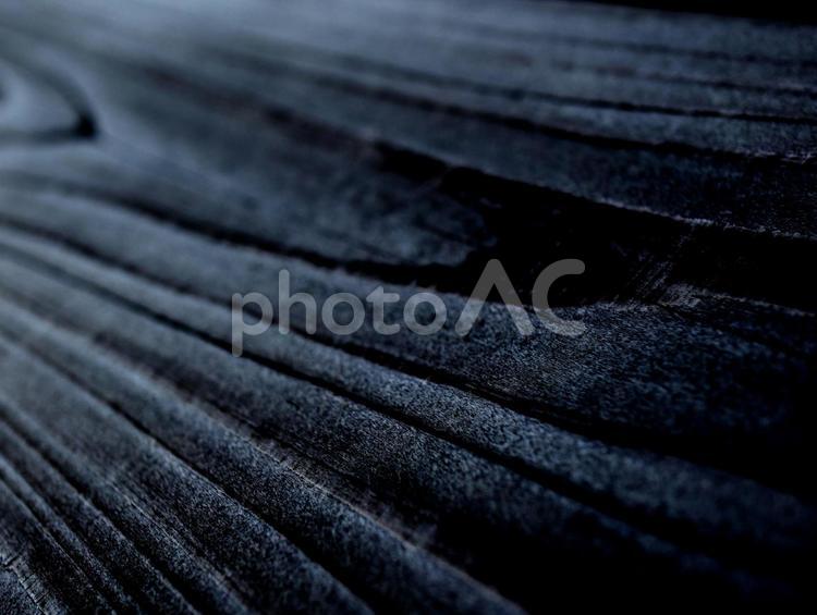漆黒の木目のイメージ 黒,もくめ,背景の写真素材