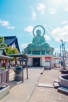 【富山】 高岡大仏 富山,高岡,高岡駅の写真素材