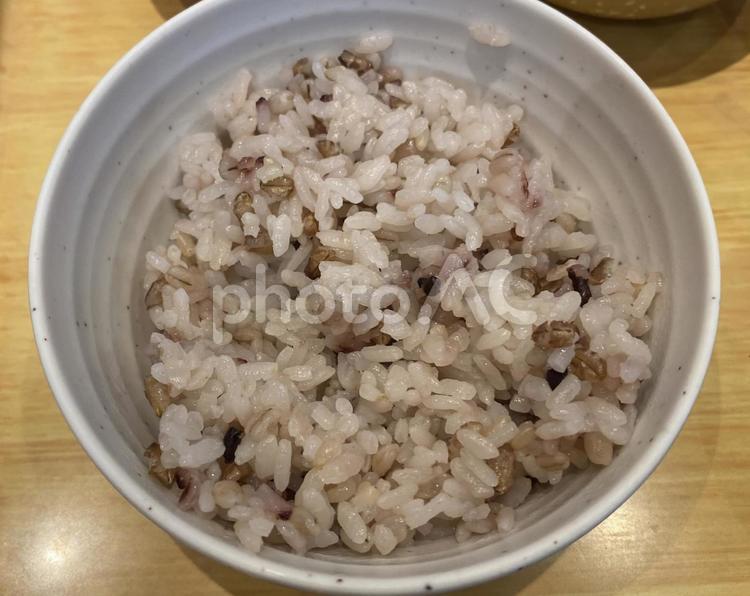 もち麦飯　麦めし　五穀 もち麦飯,麦めし,五穀の写真素材