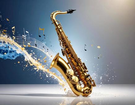 響きの中のサックス 響きの中のサックスの写真