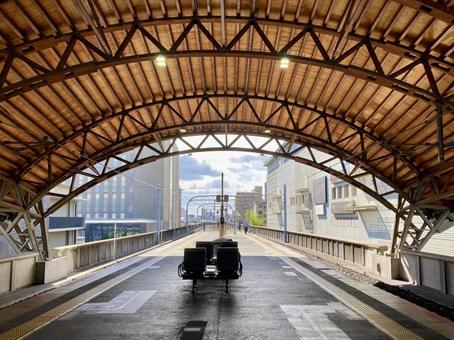 Station platform roof, JPG
