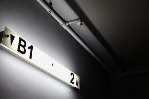 階段の階数表示　一階なし 階段,階数,表示の写真素材