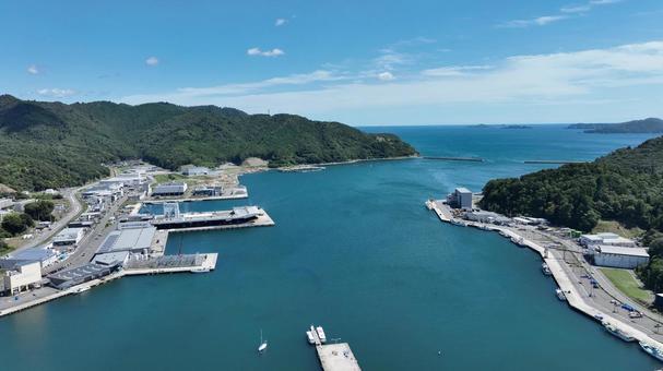 女川港と海 女川港と海 女川港,海,真夏の写真素材