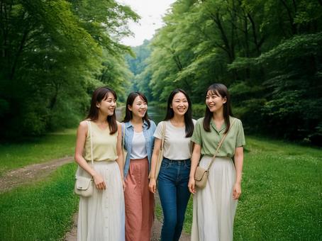 女子会旅行 女子会旅行の写真