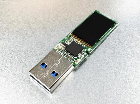 USBメモリー64G usbメモリー3.0,データ,ビジネスの写真素材