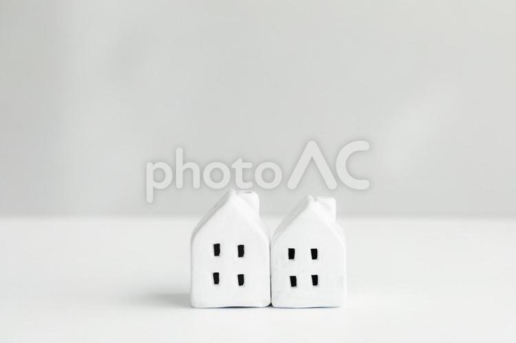 住宅イメージ　コピースペースあり 住宅,家,住まいの写真素材