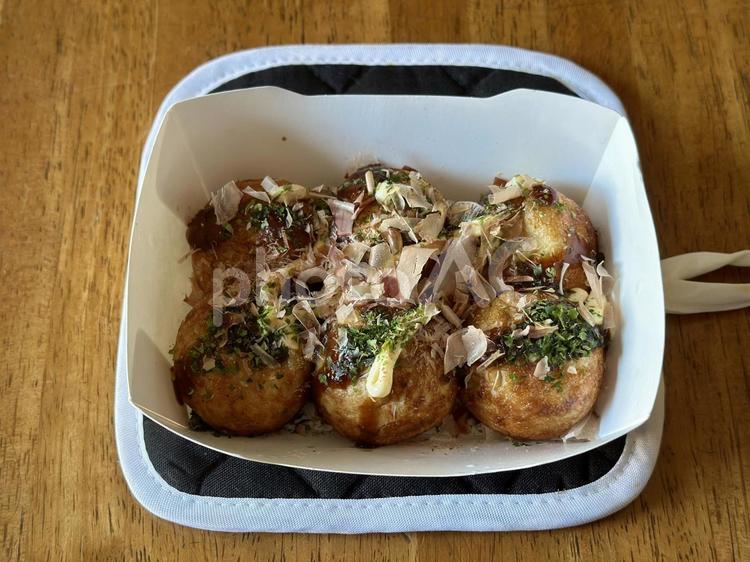 冷凍たこ焼き 焼き物,食べ物,食事の写真素材