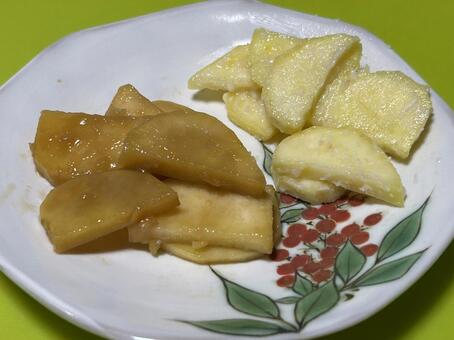 さつまいのも漬物2種 さつまいも,サツマイモ,調理の写真素材