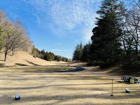 Photo, golf course, tea ground, ティーイングエリア, 