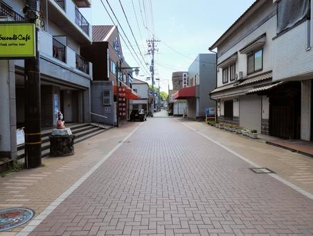 旧鴨方往来福山道(笠岡駅近く) 旧鴨方往来福山道(笠岡駅近く)の写真