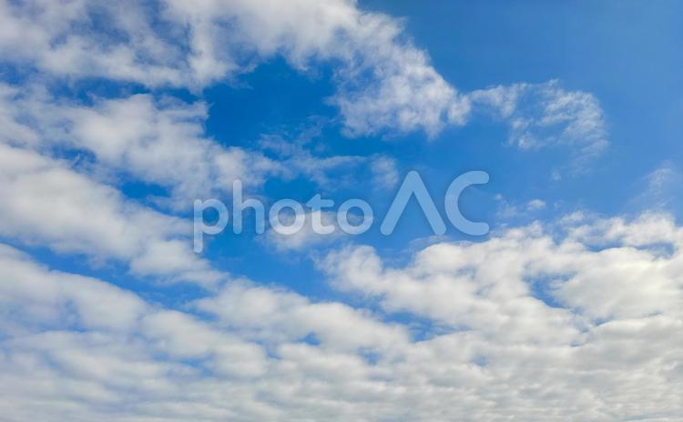 青空と雲の風景 晴れ,雲,青空の写真素材