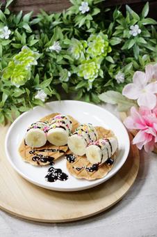 チョコバナナ チョコバナナ 食べ物,食品,食物の写真素材