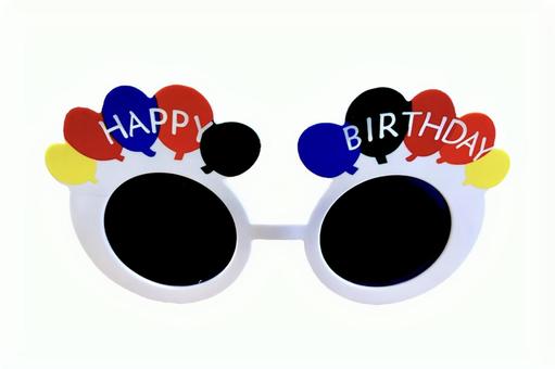 ハッピーバースデーめがね ハッピーバースデーめがねの写真