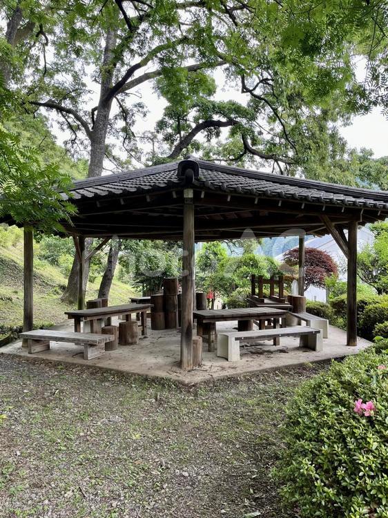 和紙の里ひがしちちぶの庭園　6 庭園,日本庭園,庭の写真素材