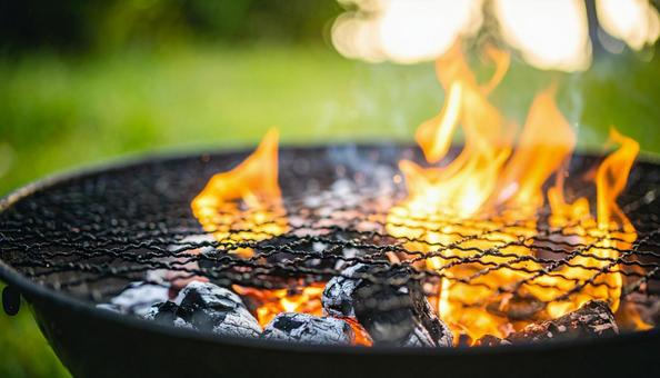 炭火 炭火の写真