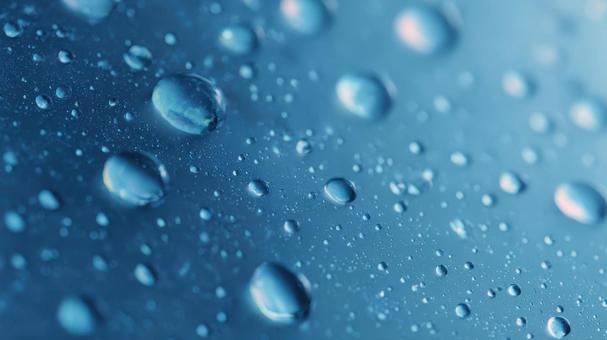水滴が付着したガラス表面 水滴が付着したガラス表面の写真