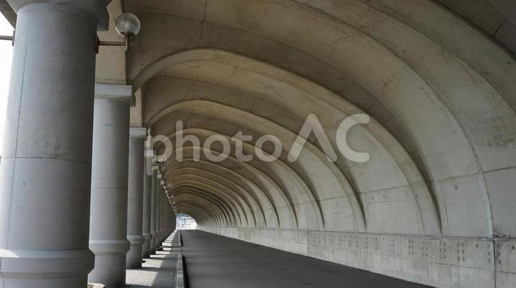 稚内港北防波堤ドーム 稚内防波堤ドーム,防波堤,建築の写真素材