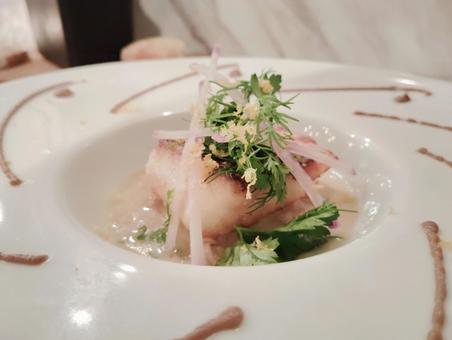 季節の魚のムニエル 季節の魚のムニエル ムニエル,フランス料理,フレンチの写真素材