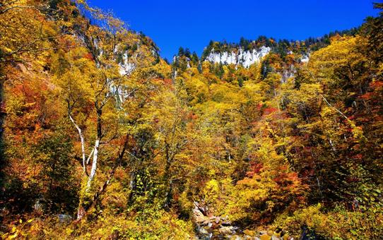 羽衣の滝  羽衣の滝,天人峡,天人峡温泉の写真素材