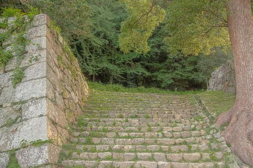 米子城 石垣 米子城 石垣の写真