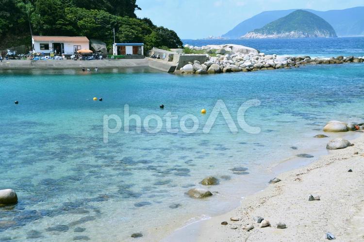エメラルドグリーンの海が美しすぎる柏島 柏島,高知,海の写真素材