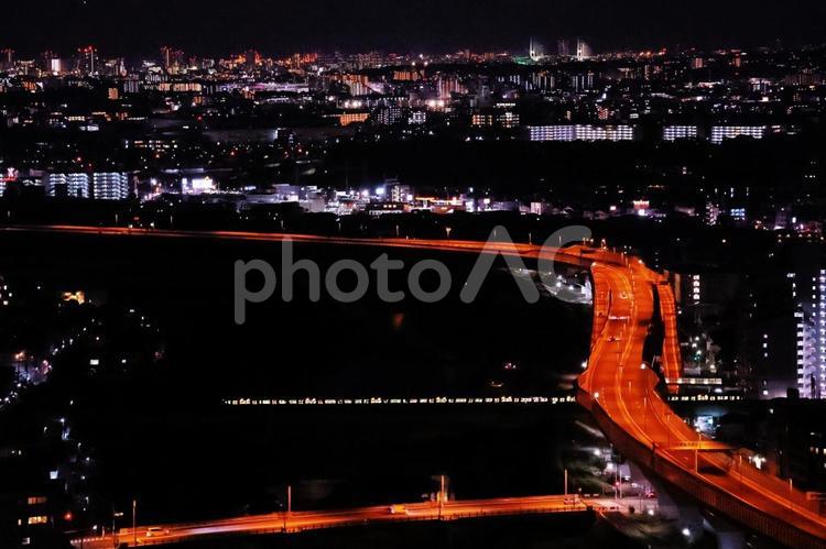 大阪　五月山からの夜景 夜景,五月山,大阪の写真素材